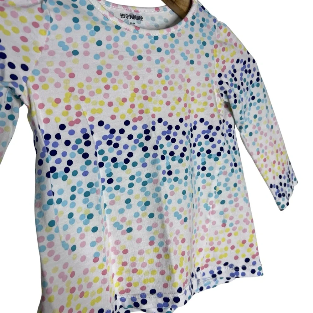 Gymboree Confetti long sleeve shirt Size 18-24 months
